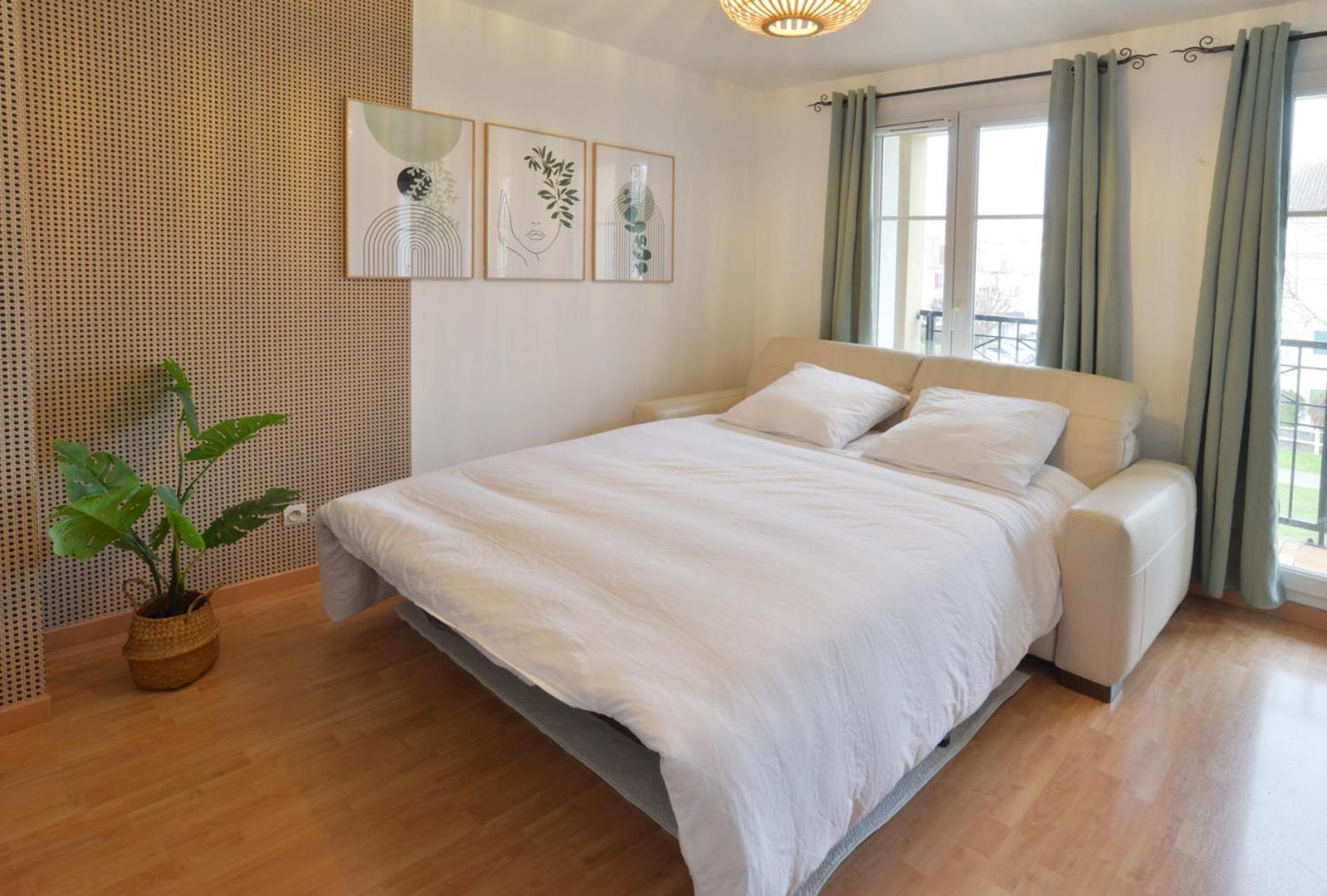 Sesame Duplex Disneyland Paris Netflix 6 Personnes Et 1 Bebe Avec Parking Lejlighed Bailly-Romainvilliers Eksteriør billede